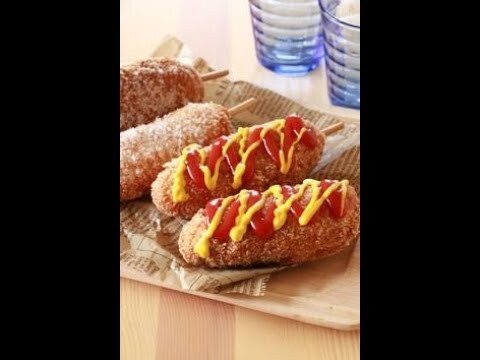 Món Ăn Ngon-Ăn Hotdog Xúc Xích HÀN QUỐC  tại nhà giòn ngon khó cưỡng/  KOREA HOTDOG Mukbang