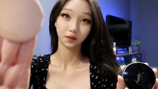 First-person perspective: A rich girl does your makeup for relaxation and sleep aid