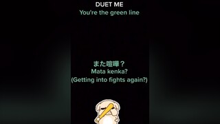 DUET ME: YOU'RE THE GREEN LINE. POV: Your brother is a trouble maker. fyp duet pov voiceacting