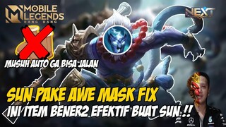 SUN AWE MASK ITEM PALING MENGGANGGU EFEK SLOW DAN STUNNYA AUTO GAK GERAK MUSUH BOZ