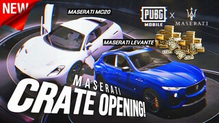 ATHENA vs MASERATI CRATE🤣 - PUBG MOBILE | UC CRATE OPENING