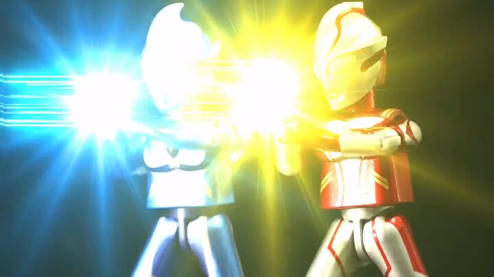 [Animasi Ultraman Stop Motion] Ikatan keberanian! Ultraman Mebius muncul!