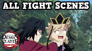 FIGHT SCENE In Demon Slayer Hashira Training Arc