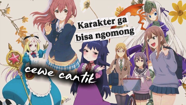 5 karakter cewe yang ga bisa ngomong di anime