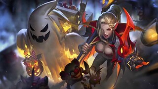 Haunting Scythe Mina Skin Spotlight - Garena AOV ( Arena of Valor )