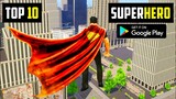 Top 10 Best Superhero Games For Android 2021 | High Graphics (Online/Offline)