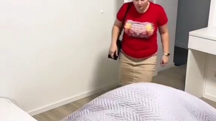 Pretending there's another woman under the covers—my wife is really patient!