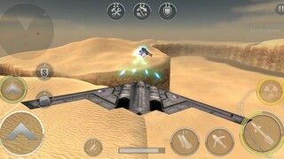 Gunship Battle: B2-SPIRIT equipped with special weapon (gameplay)..