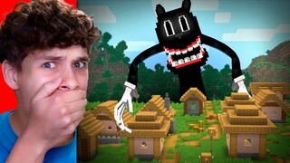 Sobreviví al CARTOON DWELLER en Minecraft...