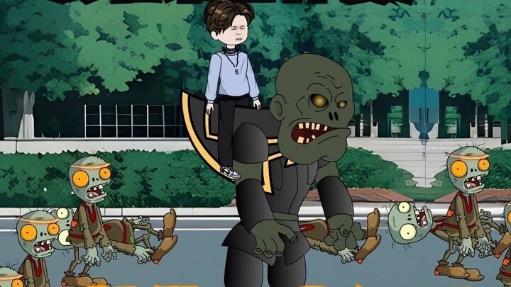 The zombie tide is coming, the pea shooter fights the zombies, and the blood demons appear in "I Pla