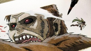 วาด LEVI vs BEAST TITAN
