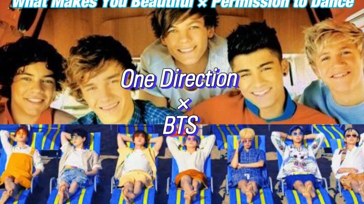 神仙联动！欧美金曲*新晋热单超神混音What Makes You Beautiful+Permission to Dance【One Direction、BTS