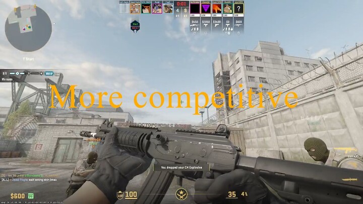 More Competitive cs 2