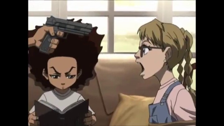 The Boondocks Riley cops and robbers