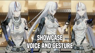 【PUNISHING GRAY RAVEN】SHOWCASE VOICE AND GESTURE LUCIA CRIMSON WEAVE ZHOLU'S RAIN COATING