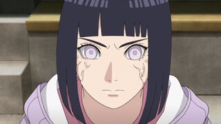 Hinata: Có vẻ như anh ấy đang đeo một số đồ ninja trên cổ tay