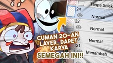 ARTIST INI SEDANG TIDAK BAIK-BAIK SAJA!! Menggambar Karakter TADC Versi Anime Lucu Kawai!!