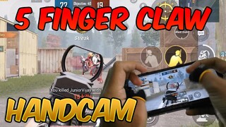 5 Finger Claw + Full Gyro Handcam | PUBG MOBILE MONTAGE