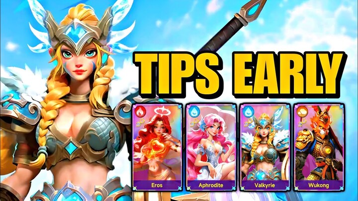 REKOMENDASI HERO BUAT REROLL & TIPS DI EARLY GAME - SUMMONERS KINGDOM GODDES