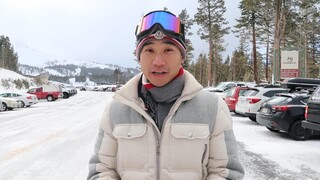 On a ski trip in the U.S., I stumbled upon a wild hot spring—soaking in the hot springs, hitting the