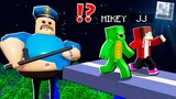 Why Creepy Barry Prison TITAN CHASING JJ and MIKEY at 3:00am ? - in Minecraft Maizen