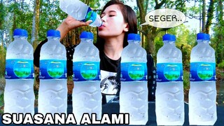 MUKBANG MINUMAN SEGAR DINGIN AIR MINERAL ASMR DRINKING WATER #mukbang#mukbangminumansegar#asmr#