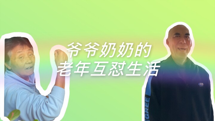 Grandparents’ playful bickering in their golden years