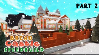 Bloxburg: Gingerbread Castle Speedbuild Part 2