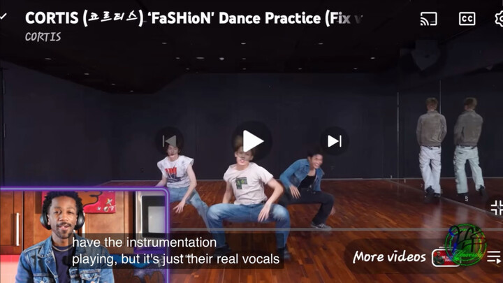 A brand-new dance instructor, re Cortis, has a practice studio on YouTube! Looks like this teacher h