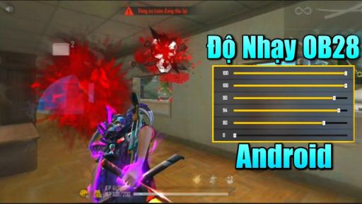 Độ Nhạy, DPI, Nút Bắn OB28 Auto Headshot Dành Cho Android ��