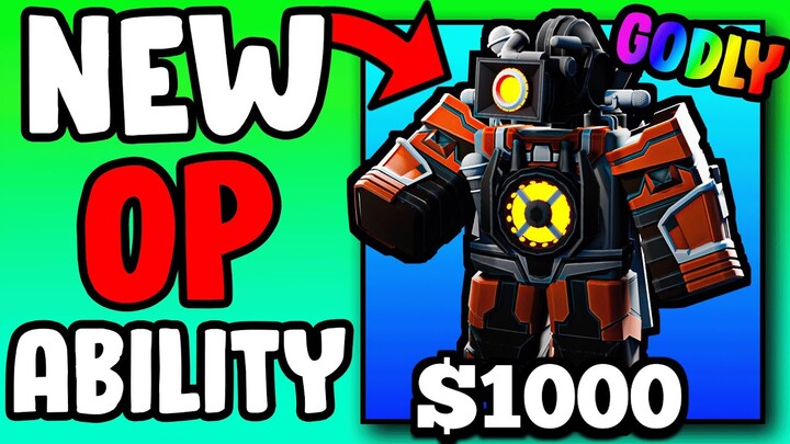 I GOT THE NEW SONAR TITAN GODLY!! (UPDATE)