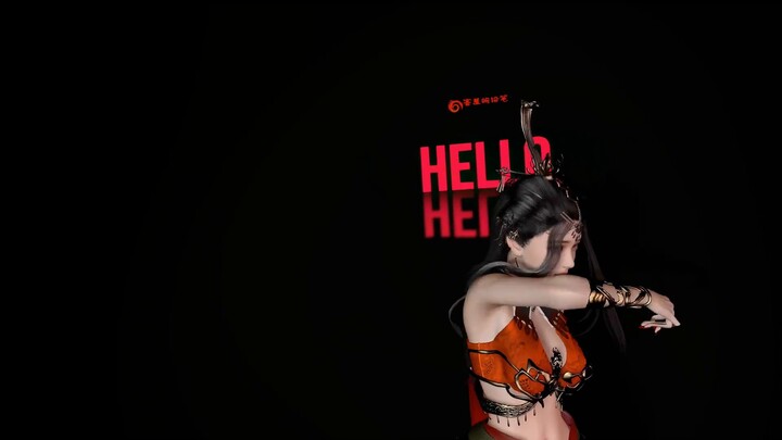 The most powerful MMD dance game, rendered film, 4K60 frame "Red Zhaoyuan"