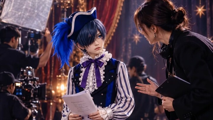 Live-action filming set for “Black Butler”: Circus Arc #BlackButler #Ciel #Sebastian #BlackButlerCie