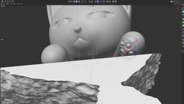 Kucing dapat digunakan untuk mengisi trotoar yang terluka