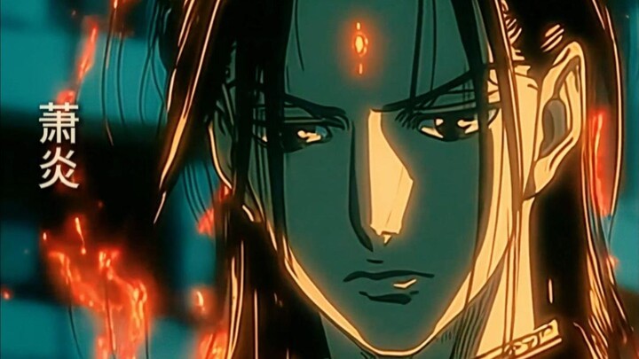 "Opening 'Fights Break Sphere' with the anime art style of the 80s and 90s."