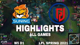 Highlight SN vs LGD (All Game) LPL Mùa Xuân 2021 | LPL Spring 2021 | Suning vs LGD Gaming