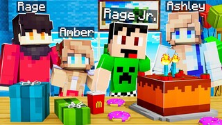 SURPRISE BIRTHDAY FOR MY BABY IN MINECRAFT!!