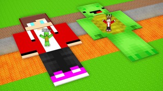 Mikey Bridge vs JJ Bridge Challenge in Minecraft (Maizen)