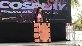 Nezuko Cosplay Stage Performance - Demon Transformation