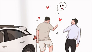 Chinese men refuse to admit defeat and buy a car just for a gesture.