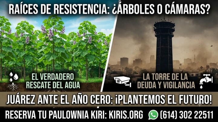 En Ciudad Juárez torre que vigila la sequía o kirireforestar? Infiltra hasta 2000 LTS anuales agua