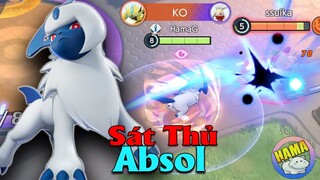 Pokemon UNITE - Sát Thủ Ánh Trăng Trong Đêm Absol 4 VS 5 Vẫn Ăn Tiền