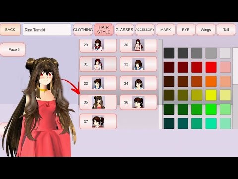 New Hair Style in Sakura School Simulator Tutorial : Sakura School Simulator