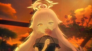 “玫瑰花的花语是永不逝去的爱情，我的意思，我永远爱你。”