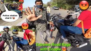Road Rage with Couple😡|fight for New Scam|Must Watch|Z900 Rider
