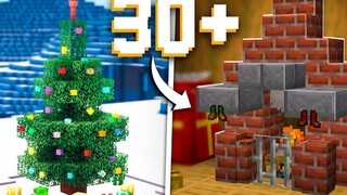 Minecraft 30+ Christmas Build Hacks สำหรับวันหยุด!