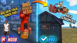 TOP 5 TIPS DAN TRIK FREE FIRE - BUG TINJU ONE PUNCH MAN BISA TERBANG ??