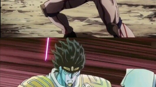 After the time stop/time deletion, Jotaro's boss said it was established???