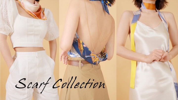 穿搭干货:夏季实用的丝巾系法大全