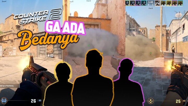 3 Pro Player CS:GO Nyobain CS 2 UNTUK PERTAMA KALI!!